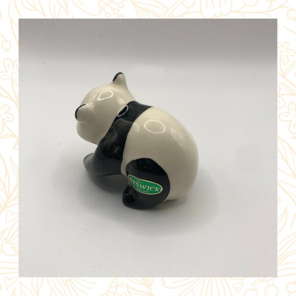 Beswick Panda Bear Porcelain Figurine England Vintage - Picture 2 of 6
